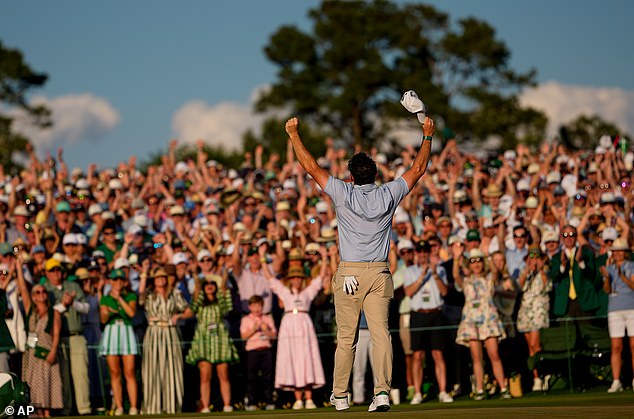 McIlroy looked as though he might throw away a historic six-shot lead before going on to win