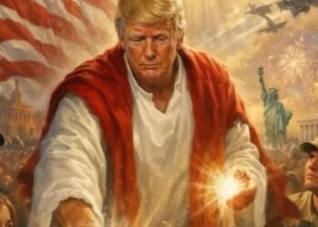 Trump blasts 'terrible' & 'weak' Pope Leo before sharing AI image of himself as Jesus after pontiff criticised Iran war