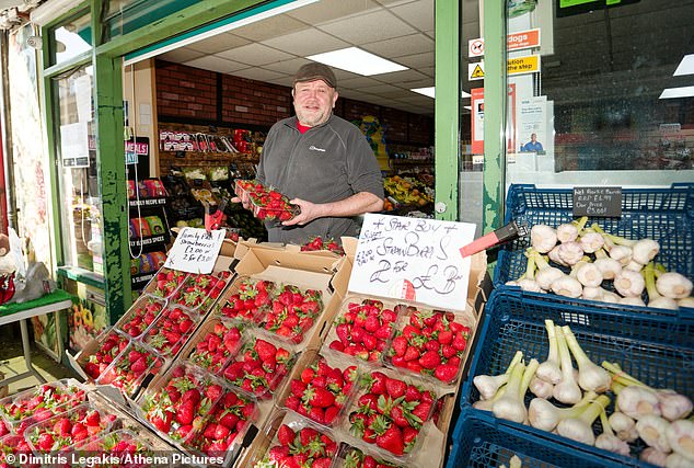 Local Stuart, who runs the town's single green grocers, confesses he¿s ¿fighting a losing battle¿ when it comes to promoting a more healthy lifestyle