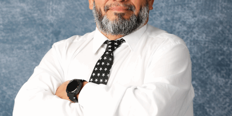 Jesus Vargas headshot with logo