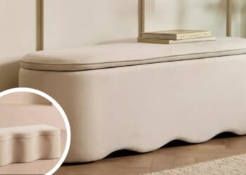 Argos’ £150 ottoman and Soho Home’s £1,095 version give the same effect for very different budgets