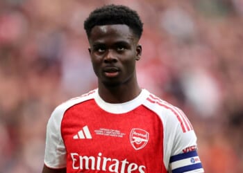 Mikel Arteta gives Bukayo Saka injury update as Arsenal star battles Achilles problem ahead of Man City clash
