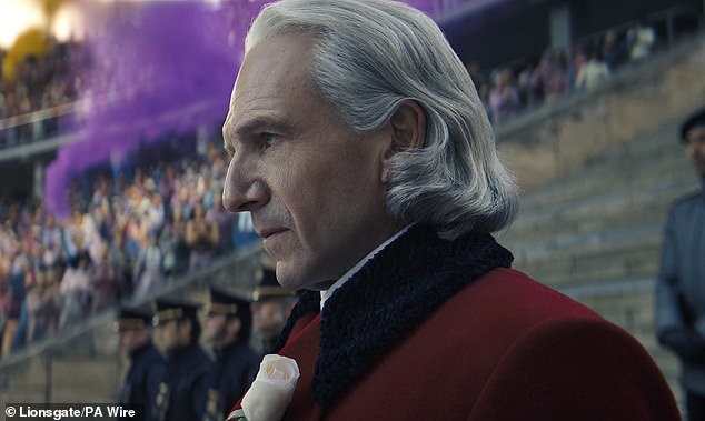President Snow (Ralph Fiennes, pictured) returns