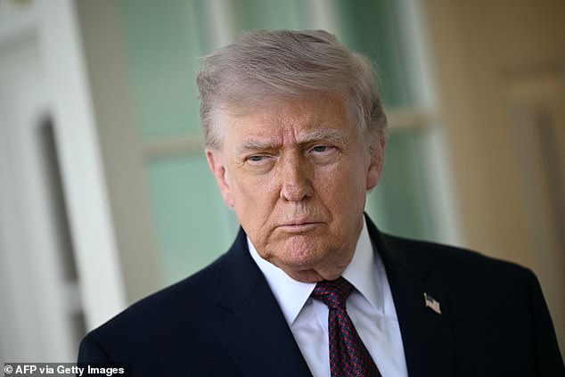 Trump, 79, said the post - which he deleted - was meant to depict him as a doctor