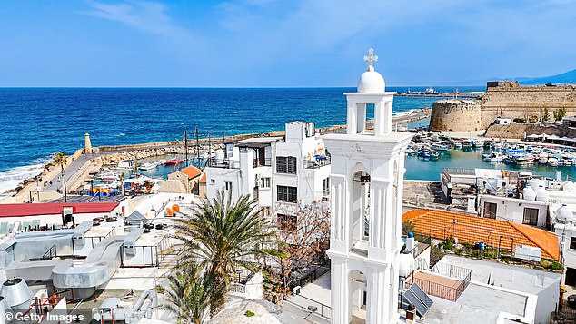 There is no inheritance, wealth or gift tax in Cyprus. Any UK buy-to-let income is only taxable in the UK (pictured, Archangelos Michael Church in Kyrenia)