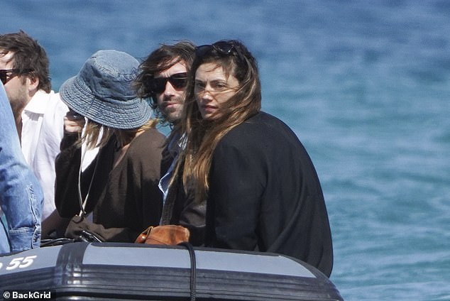The pair arrived on the same rib from a lavish yacht