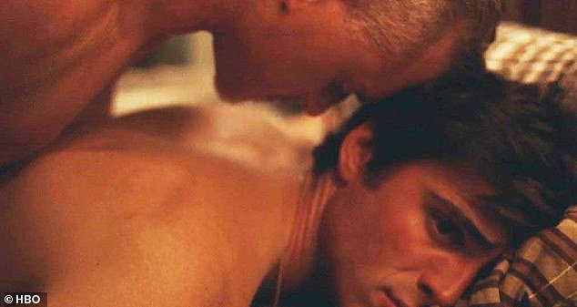 Nate's father Cal (Eric Dane) secretly records himself having sex with women, men and transgender suitors. It's discovered by Nate in childhood, who later reveals he has frequent nightmares about being raped by his father