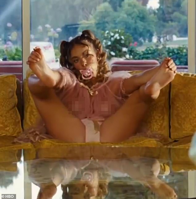 One of Cassie's OnlyFans scenes has garnered criticism in particular - when she dresses up as a baby to shoot content