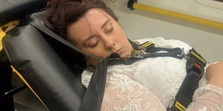 I ended up unconscious after too many shots at my wedding