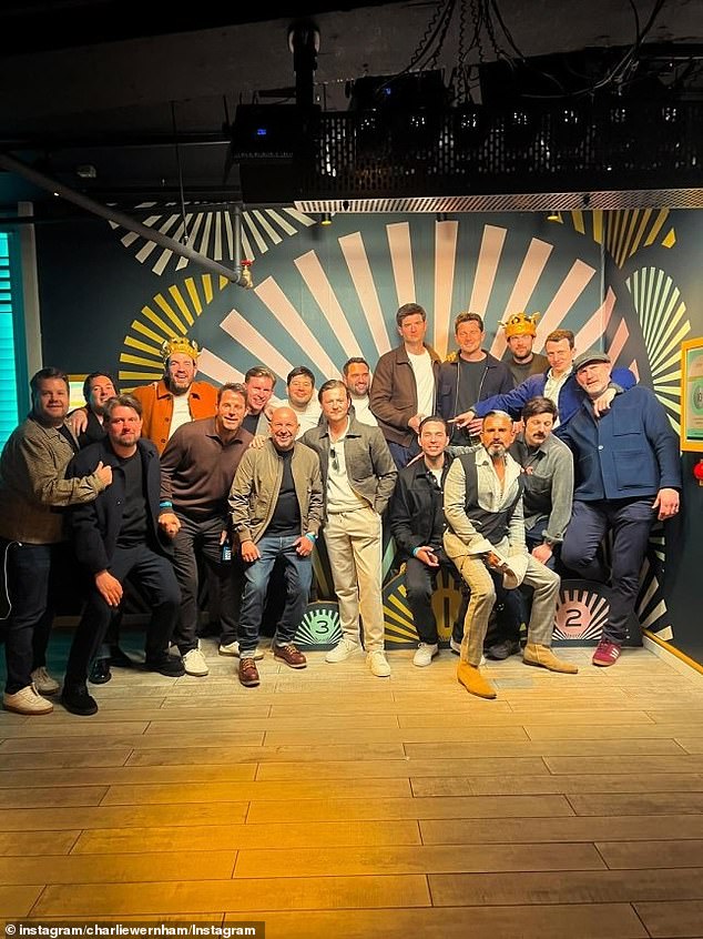 It comes after her husband-to-be Jack enjoyed his stag do with celebrity pals including James Corden and Jamie Redknapp as they kicked-off drinking Guinness at 11am