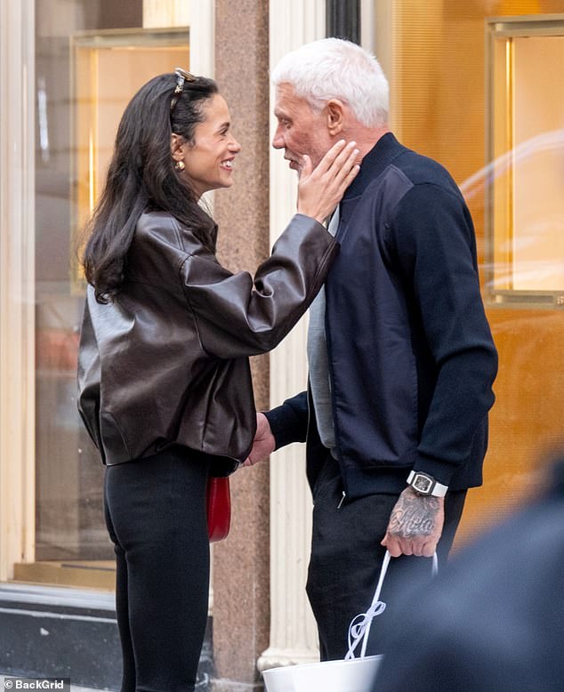 The businessman, 63, who is the younger brother of footballer turned presenter Gary, seemed to be getting on very well with his companion in London last Friday