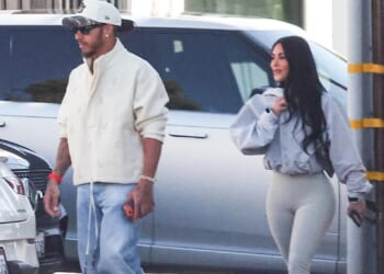 Kim Kardashian sparks rumours she's moving in with Lewis Hamilton as they go furniture shopping in LA