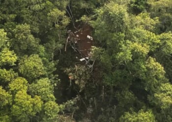 Helicopter crashes into forest in Borneo killing 8 after losing contact with air traffic control minutes after take-off