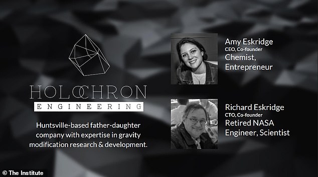 Amy Eskridge was the co-founder of The Institute for Exotic Science, along with her father, former NASA scientist Richard Eskridge