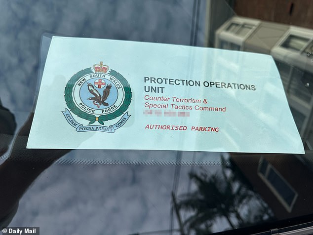A vehicle parked suggested that counter-terrorism officers were involved