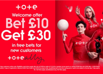 Get £30 free bets when you stake £10 on football with Tote
