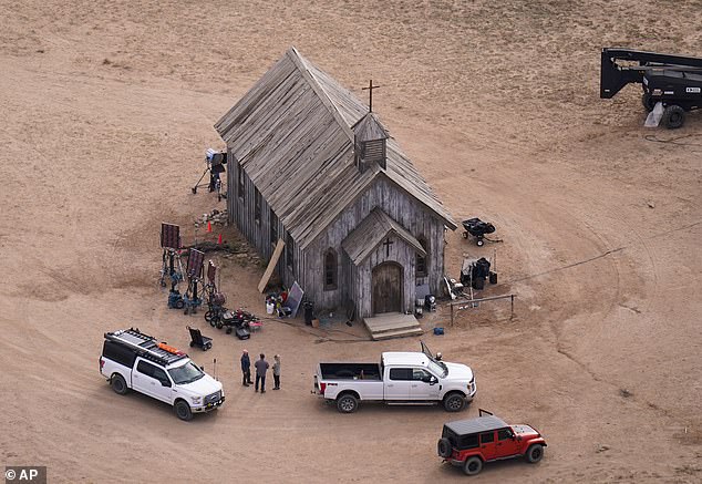 However, the gaffer's claim that Baldwin assaulted him was dismissed. The tragic incident occurred on set at the Bonanza Creek Ranch in Santa Fe, New Mexico (pictured)