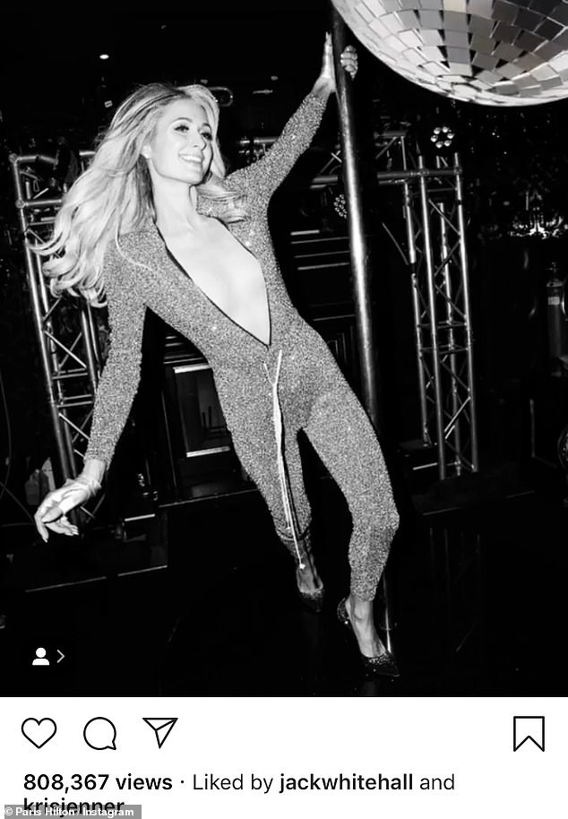 He also previously enjoyed a flirtation with DJ and pop star Paris (seen liking one of her Instagram pictures)