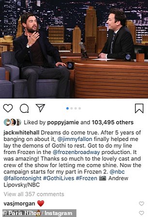 She made her feelings clear with the fire emoji