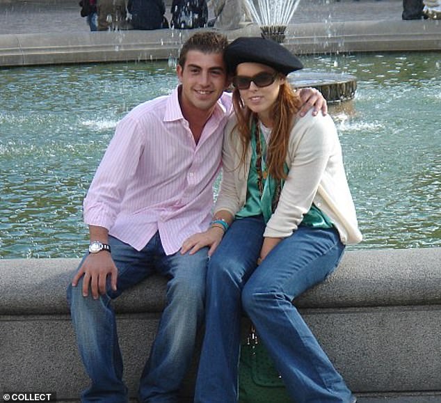 Beatrice was just 17 when she started dating the late Paolo Liuzzo, a 'troubled playboy' seven years her senior. Both pictured