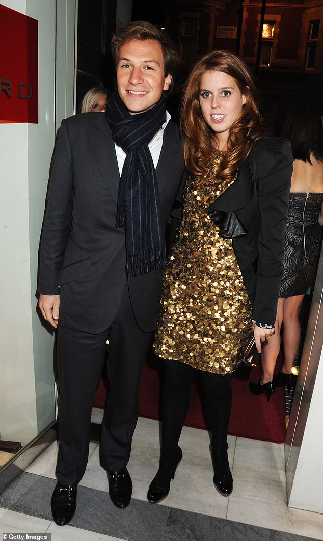 William also appears to have a history of tensions with Beatrice's partners, which goes way back - as the prince reportedly 'hated' her ex-boyfriend of ten years, Dave Clarke; despite being the one to introduce them. Beatrice and Dave in 2009