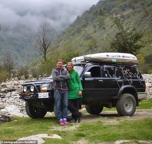 It took them several attempts across the course of four years, during which time the couple lived almost entirely in their then 18-year-old car (pictured)
