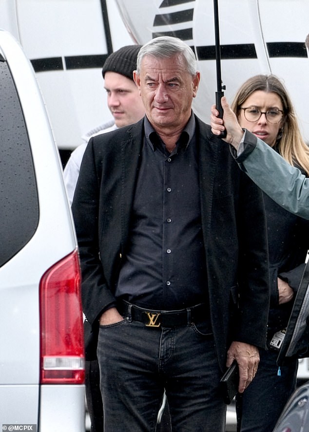 Former player Ian Rush was also seen on set
