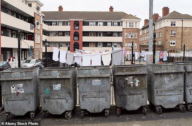 The Oliver Bond council flats in Dublin, Ireland, where Daniel Kinahan previously lived