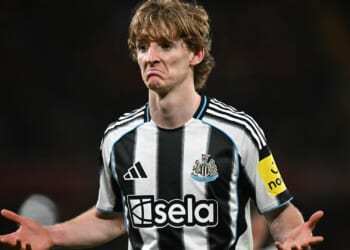 Anthony Gordon OUT of Newcastle clash with hip injury a day after Eddie Howe warning amid Arsenal transfer interest
