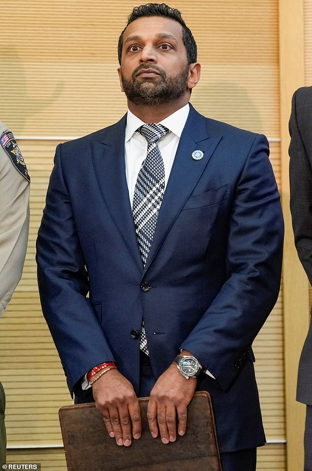 The article claimed that staffers allegedly requested 'breaching equipment' used in SWAT raids to try and break down Patel's door after his 'nighttime drinking' habits