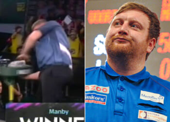 A lot of issues' - Cameron Menzies forced to wear hand warmer after nerve damage from World Darts table punch