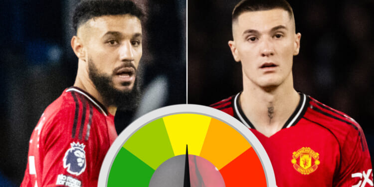 Mazraoui impressed in EIGHTH different position as Sesko struggles in individualistic front four