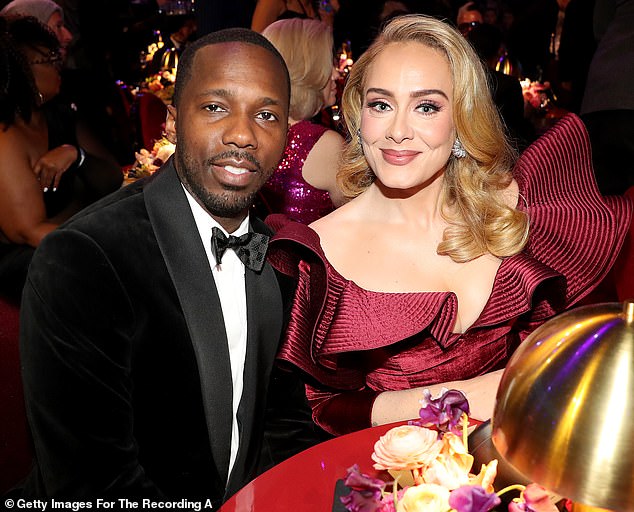 Adele and her partner Rich Paul appeared together at the 65th Grammy Awards in 2023