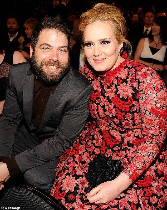 Adele and her ex-husband Simon Konecki attending the Grammy Awards back in 2013