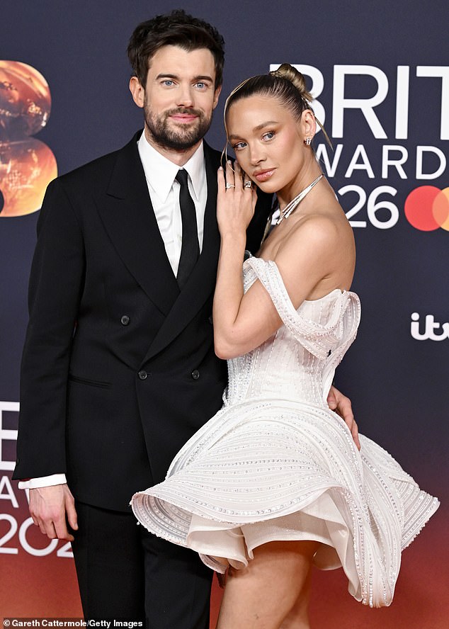 The couple (pictured together at the Brit Awards in February this year) tied the knot this weekend
