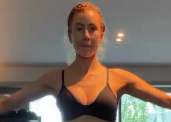 Olivia Attwood shows off rock-hard abs during gym session after secret holiday with Pete Wicks