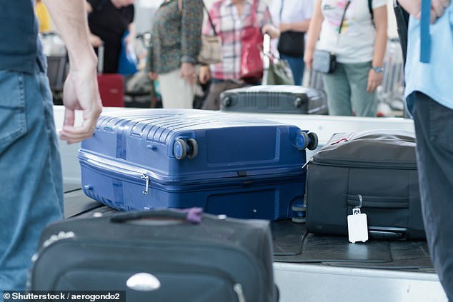Another airport spot that's full of germs is the baggage claim area