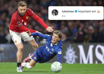 Luke Shaw brutally trolls Alejandro Garnacho as Man Utd secure double over ex-team-mate