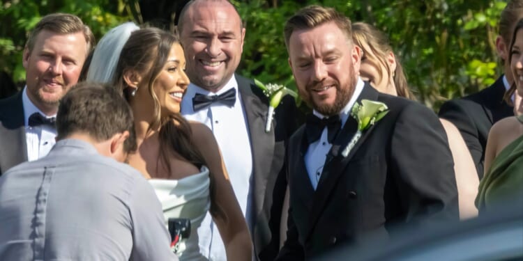 Jamie O'Hara marries stunning girlfriend Keziah Grubb as newlyweds share first pictures of star-studded wedding