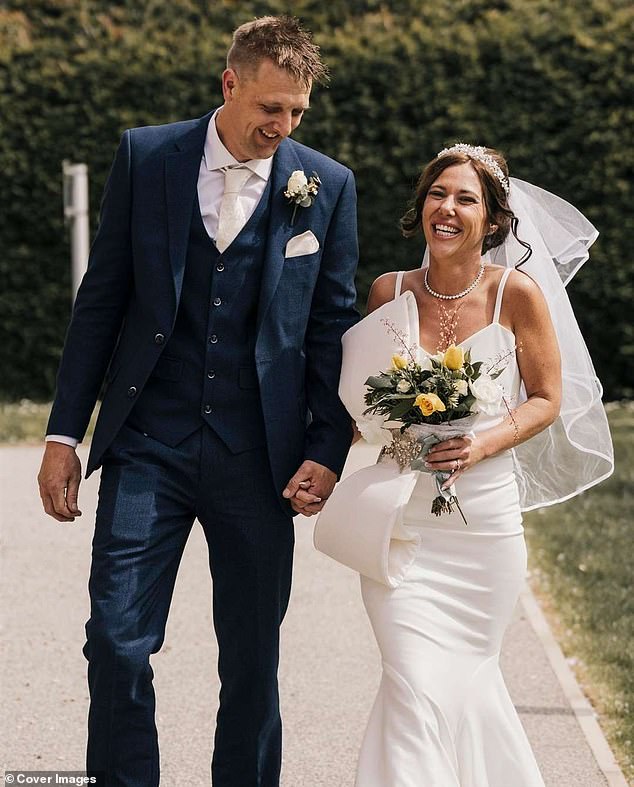 Despite everything that happened Gemma and Ken still managed to have their wedding with these pictures taken shortly after Gemma had given a statement to police about the incident