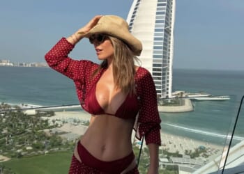 Kate Ferdinand shows off her abs on 'staycation' with husband Rio and their family after returning to Dubai