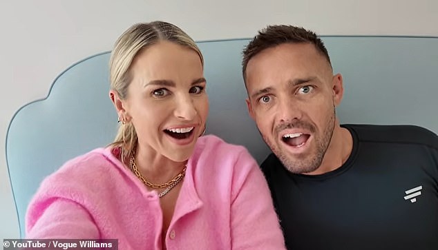 Vogue spoke about her pregnancy for the first time in a new video posted on her YouTube channel, with Spencer saying it had been a 'hard' journey to conceive again