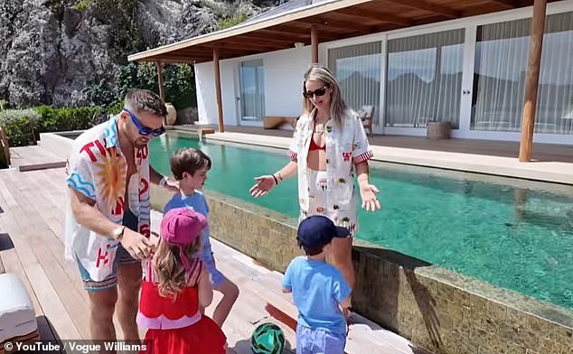 Vogue's video also featured the heartwarming moment she and Spencert told their three children they were going to have a new little brother or sister