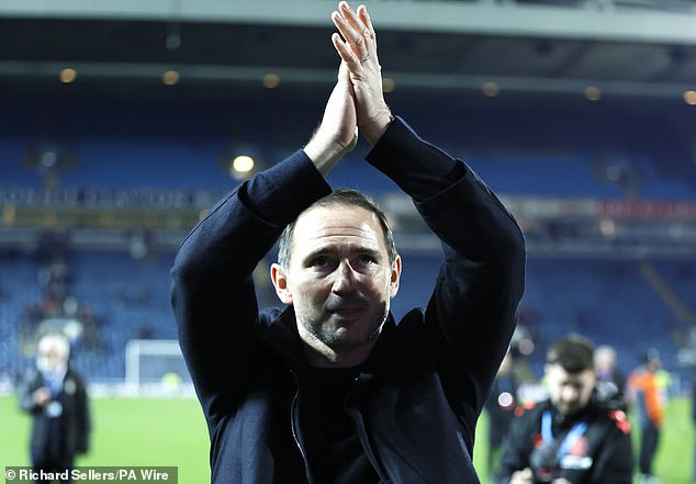 The former Chelsea star was visibly emotional as the club sealed promotion to the Premier League on Friday