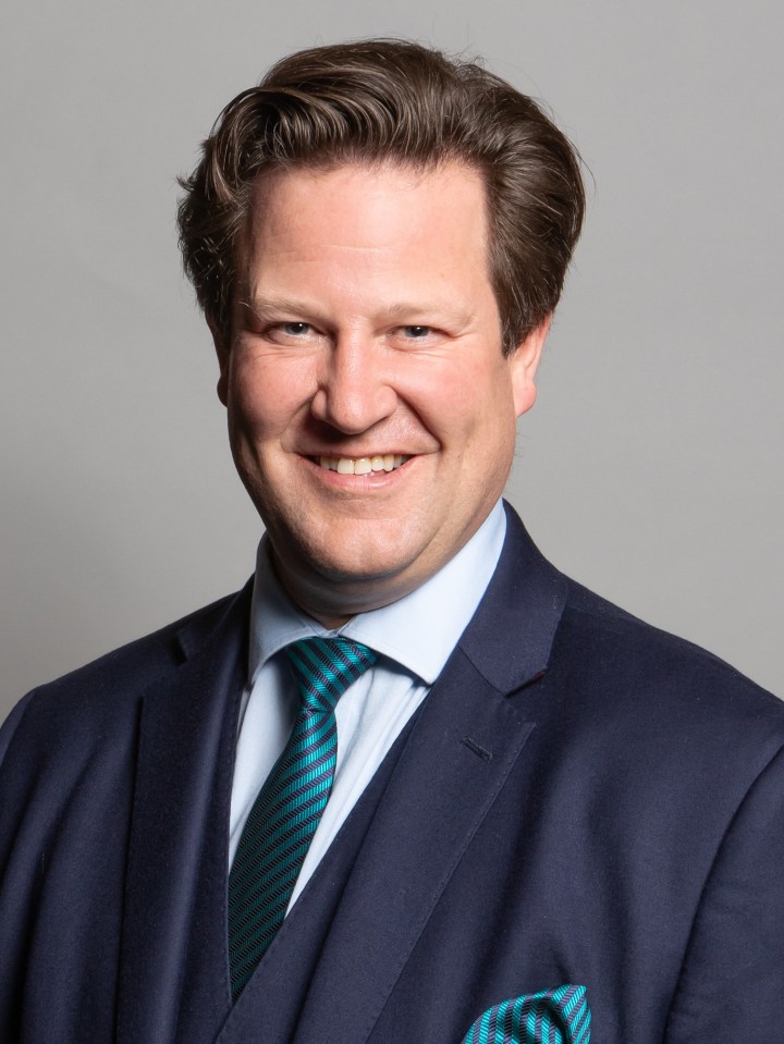 Headshot of Sir Alec Edward Shelbrooke, a British Conservative Party politician.