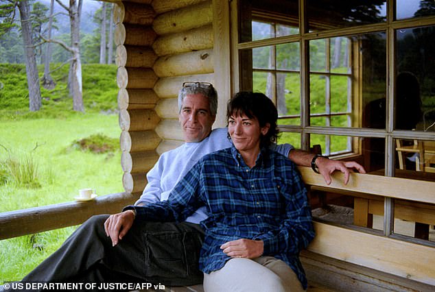 Epstein with Maxwell in a photograph provided by the US Justice Department