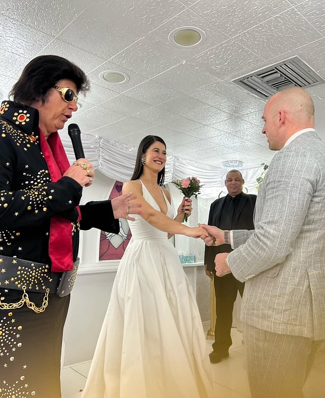 Olive now lives in Los Angeles with her Californian husband, mental health specialist Dane Ensley, who she also had another ceremony with in Las Vegas