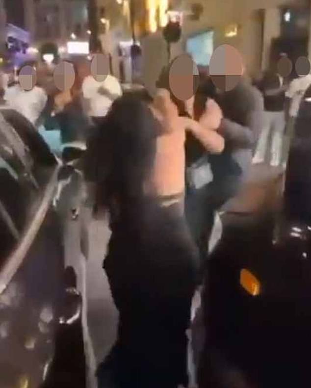 She is believed to have been involved in a heated argument outside the club prior to the crash