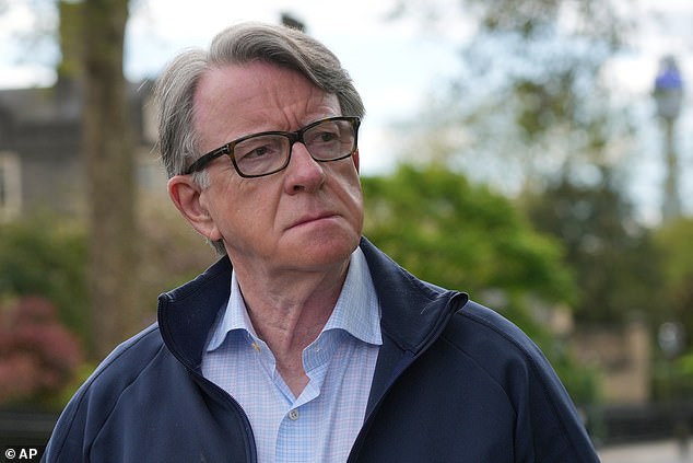 Peter Mandelson was sacked in disgrace on September 11 after emails were published which showed he told Epstein he was ‘furious’ about his imprisonment for child sex offences