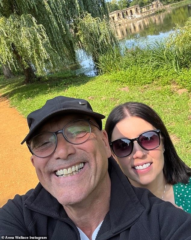 The ex-broadcaster took to Instagram on Monday to confirm his 'new chapter' as he prepares to quit the UK in order to head to travel Italy with his family; pictured with wife Anna